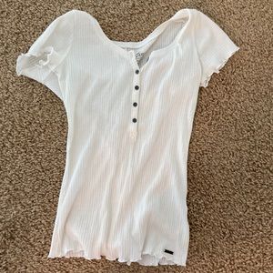 Hollister white Small top